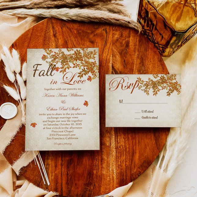 Faire Connaissance Invitation de Mariage Rustique (Créateur téléchargé)