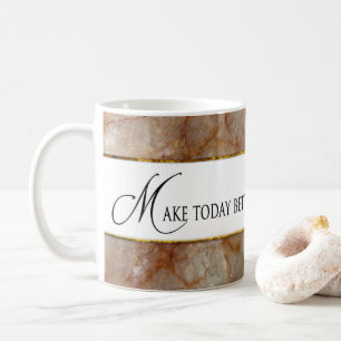 Faire de Aujourd'hui mieux que hier Mug - MARBLE
