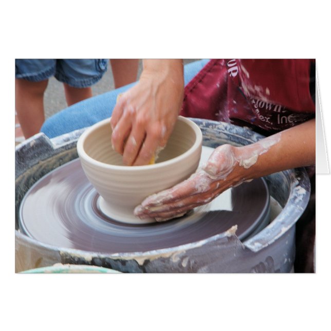 Faire de la poterie (Devant horizontal)