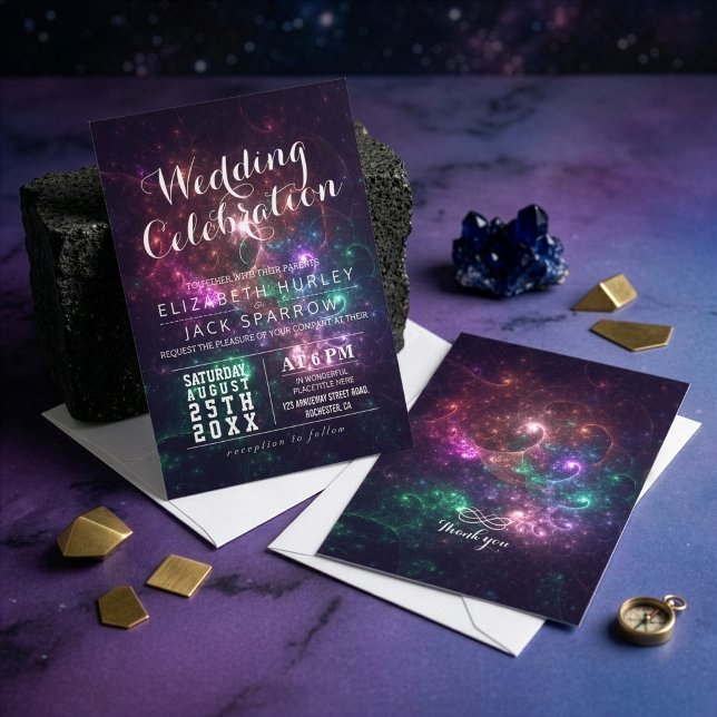 Faire de magnifiques invitations de mariage galact (Créateur téléchargé)