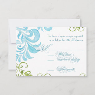 Faire défiler les libellules, Invitation Florale M