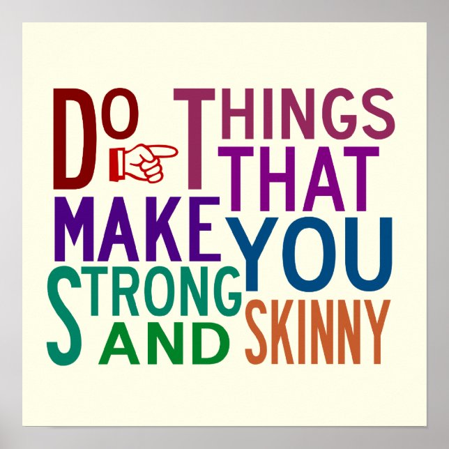 Faire des choses - Affiche d'inspiration (Devant)