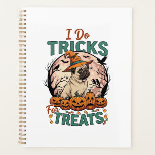 Faire des tours friandises Halloween Pug Sorcière 