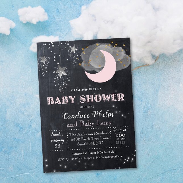 Faire Dodo Petite Étoile Invitation pour une Baby  (Créateur téléchargé)
