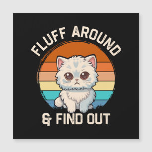 Faire du Fluff et Découvrir Drôle Chat Rétro