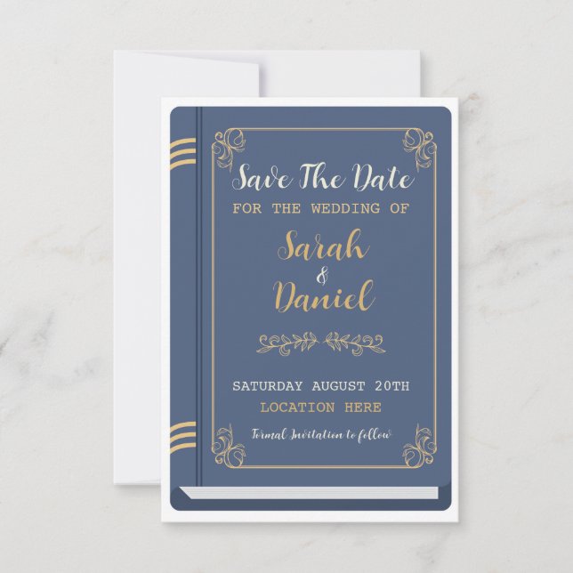 Faire enregistrer les invitations de mariage de la (Devant)