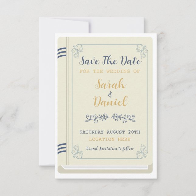 Faire enregistrer les invitations de mariage de la (Devant)