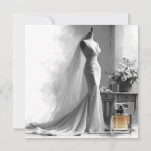 Faire esquisse de mariage romantique vintage carte