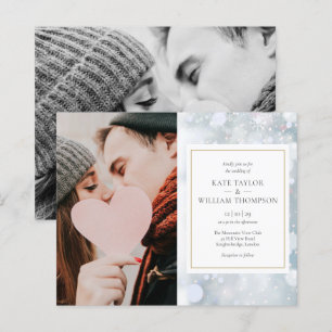 Faire Faire des Flocons de Neige Photos Invitation