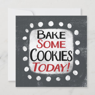 Faire Gâter Des Cookies Aujourd'Hui Carte De Voeux