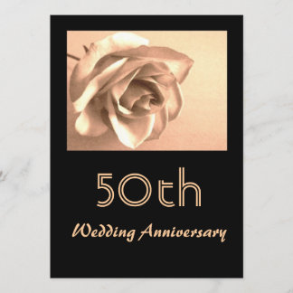 Faire invitation d'anniversaire de mariage de 50 a