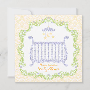 Faire invitation de Baby Shower pour berceau