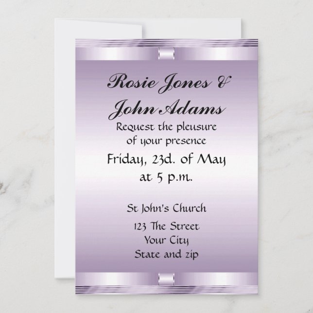 Faire invitation de mariage (Devant)