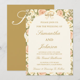 Faire invitation de mariage à l'écriture vintage i