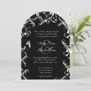 Faire invitation de mariage à tourbillon