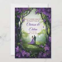 Faire invitation de mariage aux contes de fées flo