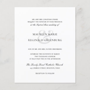 Faire invitation de mariage catholique à petit bud