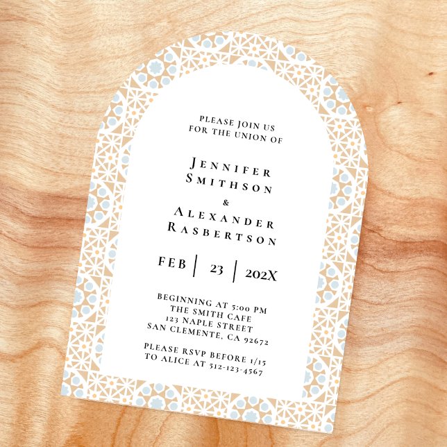 Faire invitation de mariage en carrelage (Créateur téléchargé)