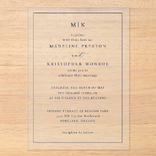 Faire invitation de mariage en sérif noir