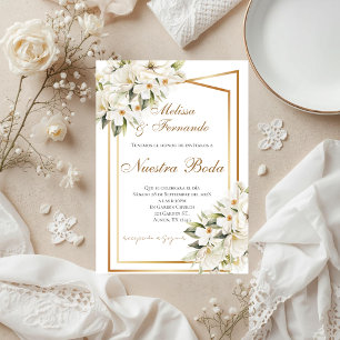 Faire invitation de mariage espagnol