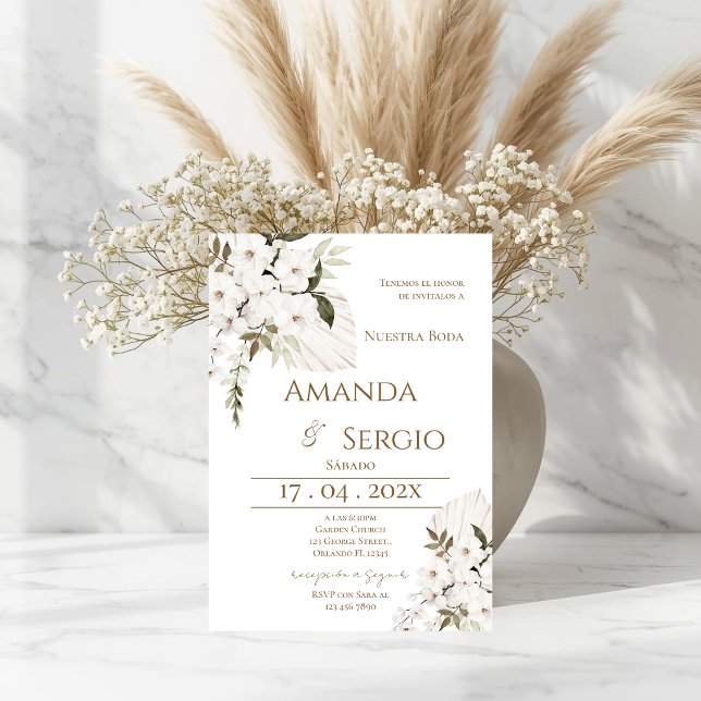 Faire invitation de mariage espagnole (Créateur téléchargé)