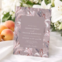 Faire invitation de mariage Lily – Florale intempo