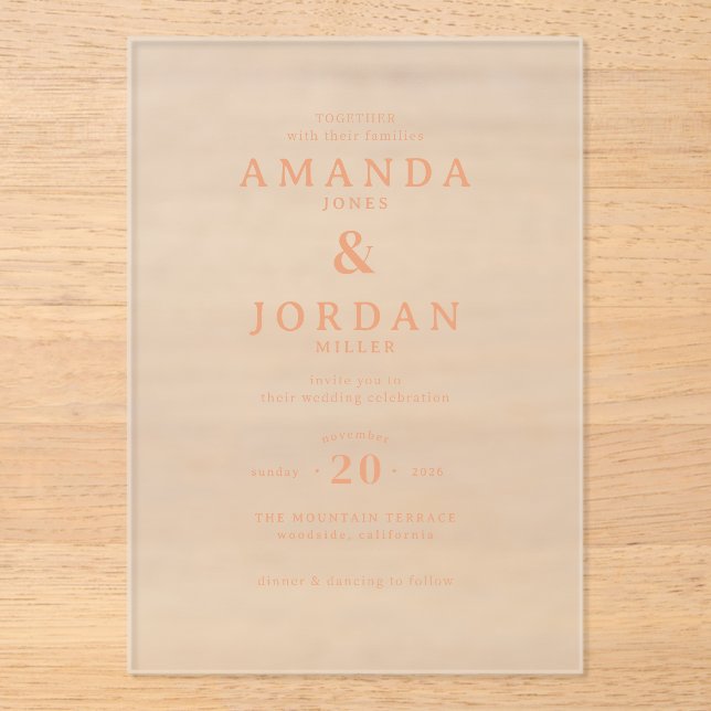 Faire invitation de mariage noir or élégant (Recto)