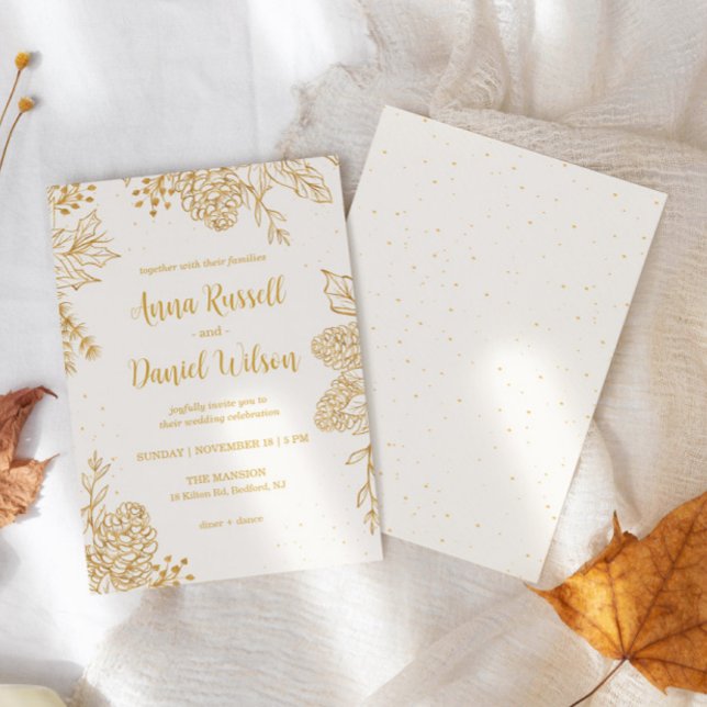 Faire Invitation de Mariage pour un Noël Classique (Créateur téléchargé)