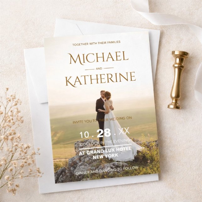 Faire invitation de mariage romantique (Créateur téléchargé)