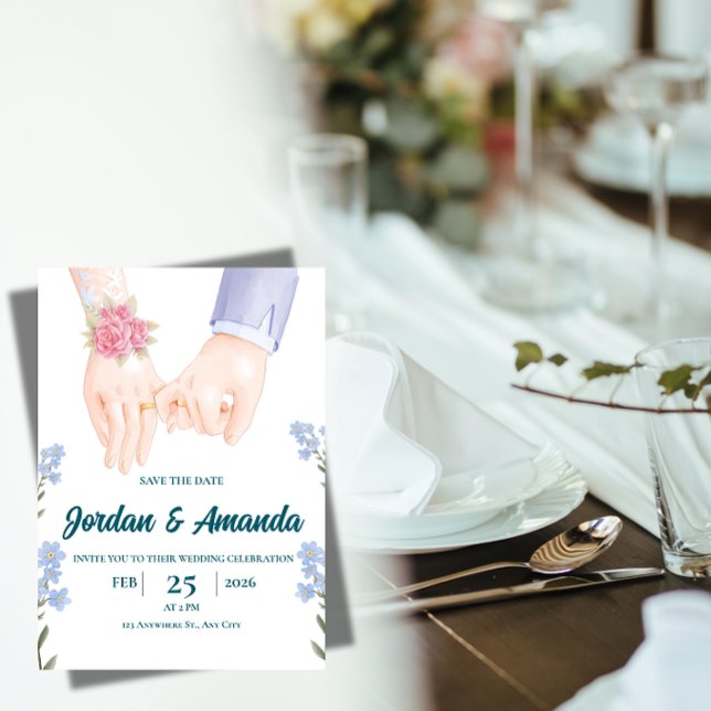 Faire invitation de mariage "Save the Date" (Créateur téléchargé)