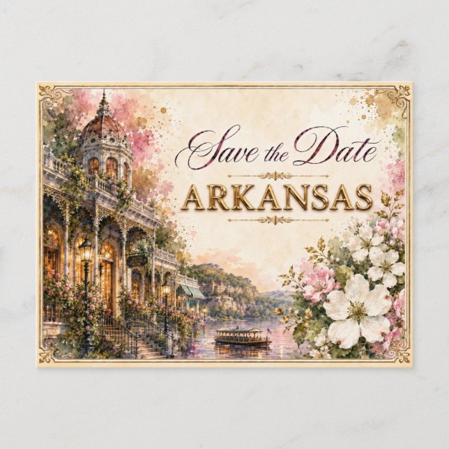 Faire invitation de mariage 'Save the Date' en Ark (Devant)