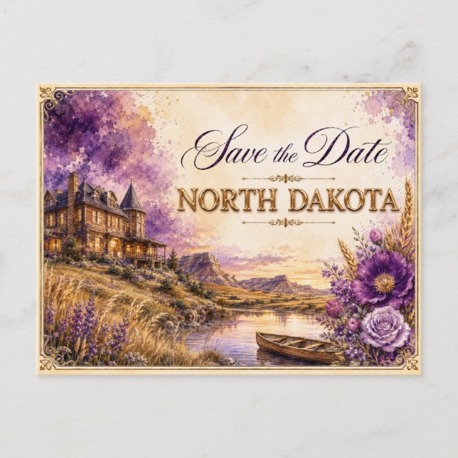 Faire invitation de mariage "Save the Date" pour D (Devant)