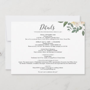 Faire invitation de mariage simple au dos de feuil