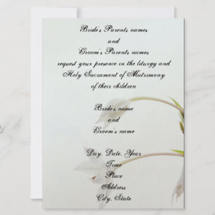 “Faire invitation de mariage Tulipe”
