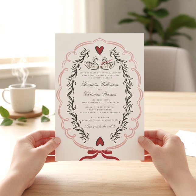 Faire invitation de site web de mariage Histoire d (Créateur téléchargé)