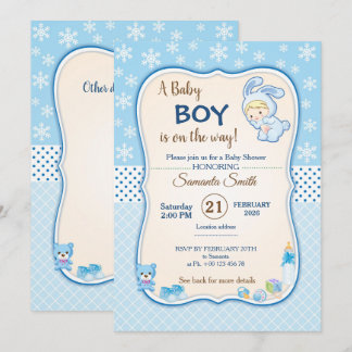 Faire invitation pour une baby shower Banny d'hive