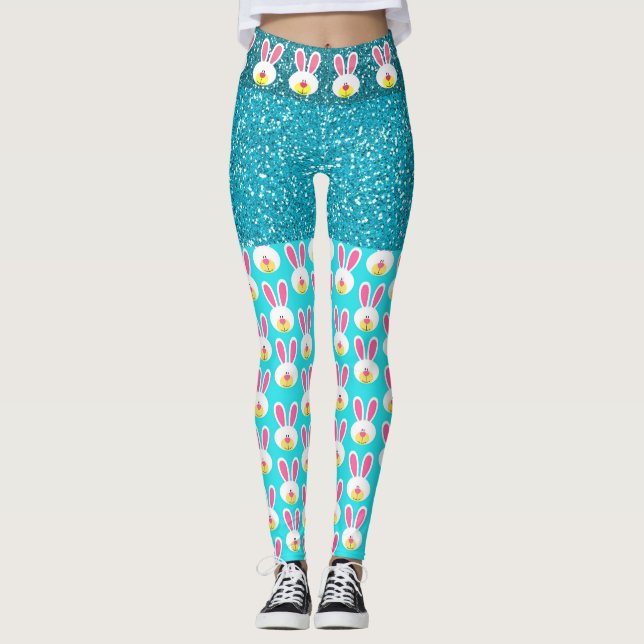 Faire le lapin Pop Pop Fashion Leggings (Devant)