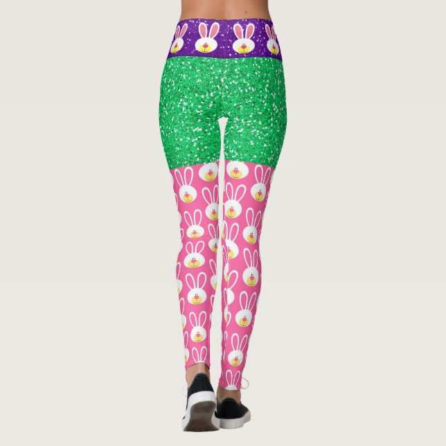 Faire le lapin Pop Pop Fashion Leggings (Dos)