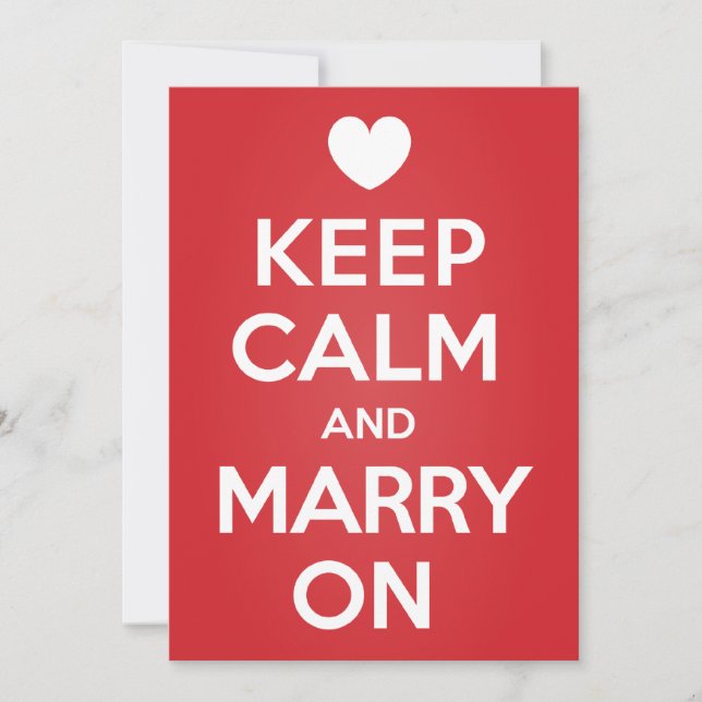 Faire Mariage Calme Sur Invitation De Sauvegarde D (Devant)