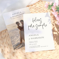 Faire-Mariage Élégant Invitation Heureux Pour Touj