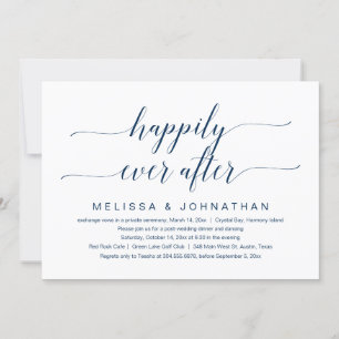 Faire Mariage Elopement Invitation De Fête
