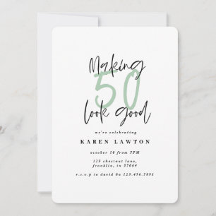 Faire paraître 50 bonne invitation d'anniversaire