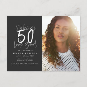 Faire paraître 50 une bonne invitation d'anniversa