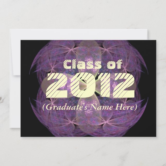 Faire-part 2012 d'obtention du diplôme (Devant)