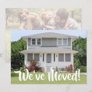 Faire-part 2 Photo Nous avons déménagé Nouvelle maison Change