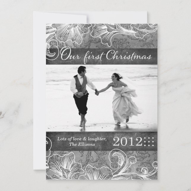 Faire-part 311 Nouveaux mariés en premier (Défilez vers le ba (Devant)