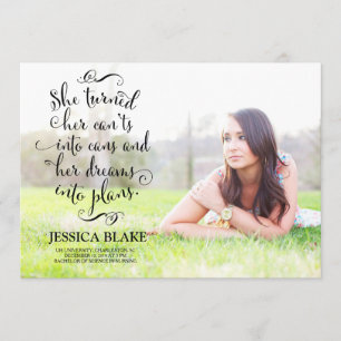 Faire-part 311 transformée ses Can'ts en boîtes Dreams Gradua