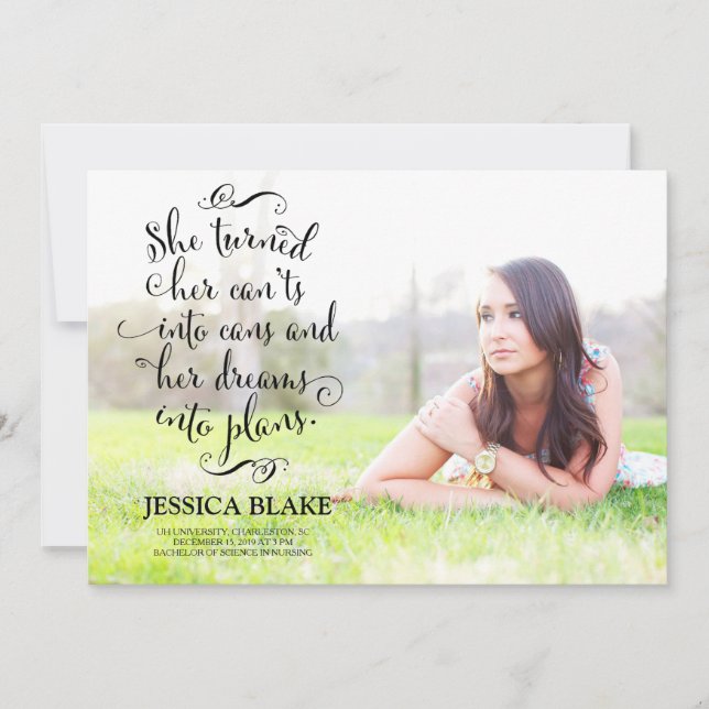 Faire-part 311 transformée ses Can'ts en boîtes Dreams Gradua (Devant)