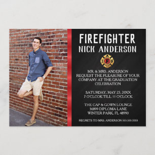 Faire-part à la mode d'obtention du diplôme