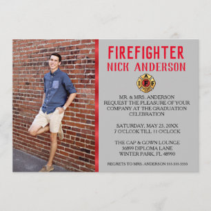 Faire-part à la mode d'obtention du diplôme